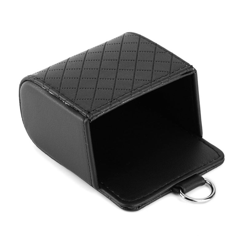 Ejoyous Car Air Vent Storage Bag Phone Holder Dash Organizer Drivers Pocket Sunglass Holder Car Mount Hanging Storage Pouch Bag Key Card Case Organizer with Hook - Black - Image 4
